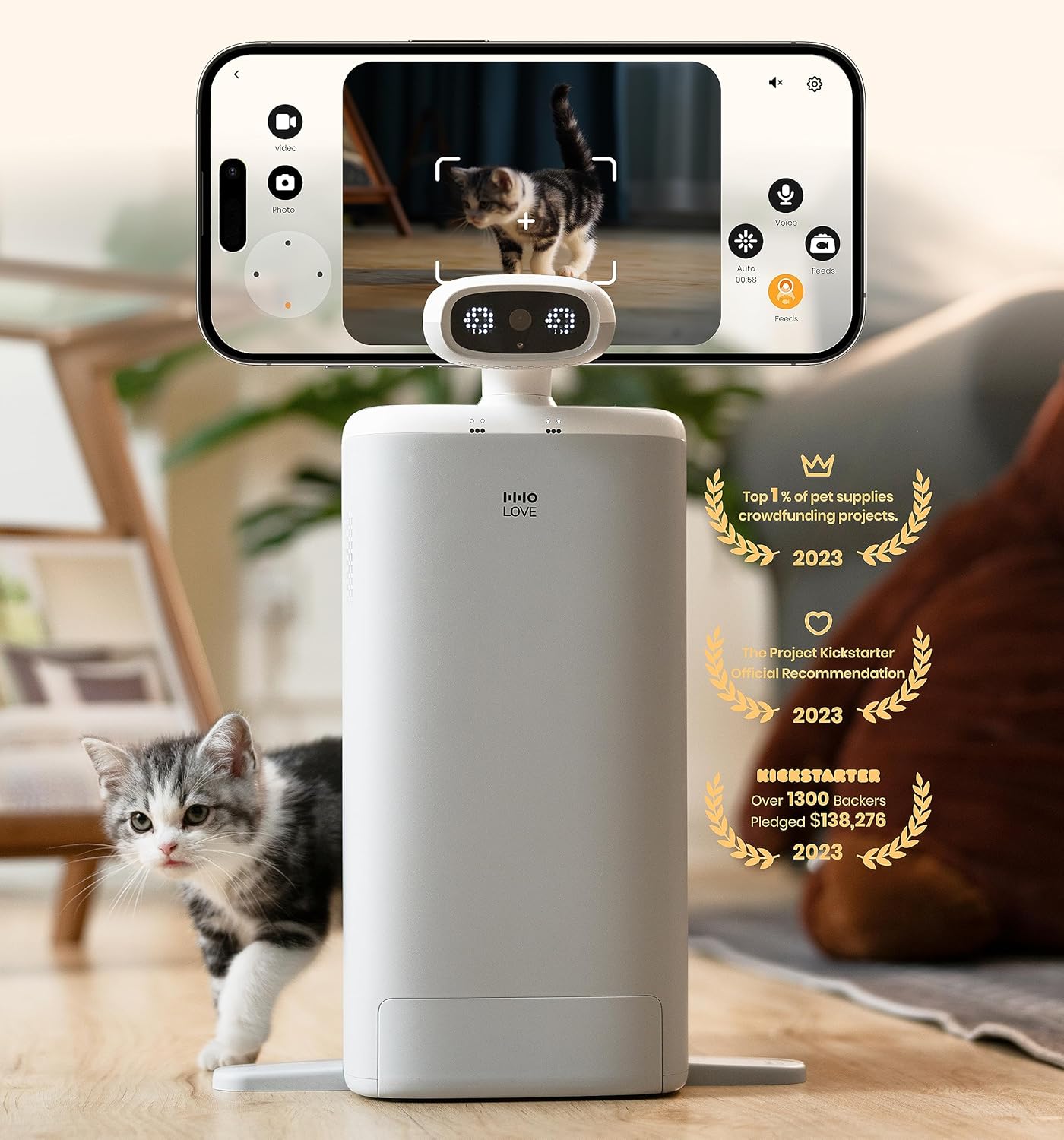 COMEDERO ROBOT VISION PAW™