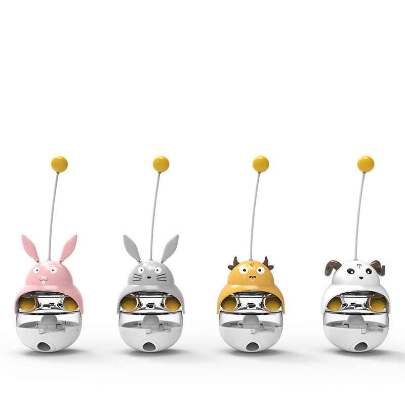 BALANCÍN INTERACTIVO "TUMBLER-FRIENDS" - DISPENSADOR COGNITIVO ANTIESTRÉS PARA GATOS