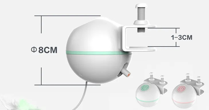 PELOTA INTERACTIVA FLASH-WHEEL - SISTEMA DE CAZA AUTOMÁTICA & LUZ LED