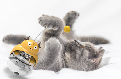 BALANCÍN INTERACTIVO "TUMBLER-FRIENDS" - DISPENSADOR COGNITIVO ANTIESTRÉS PARA GATOS