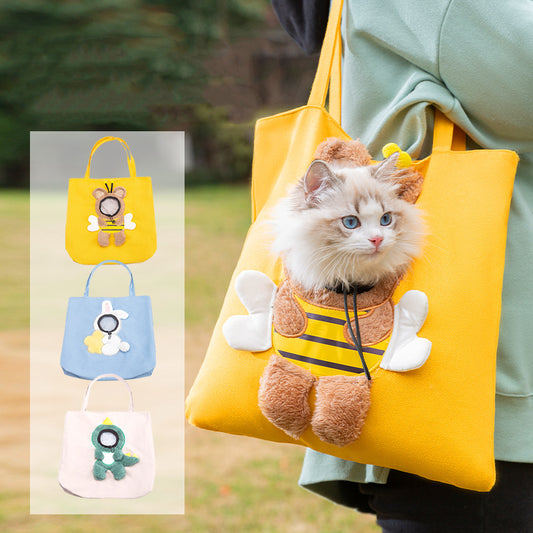 BOLSA DE LONA CANVAS-PET BEE OUT