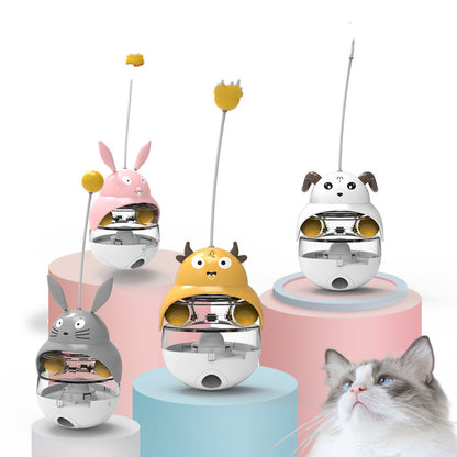 BALANCÍN INTERACTIVO "TUMBLER-FRIENDS" - DISPENSADOR COGNITIVO ANTIESTRÉS PARA GATOS