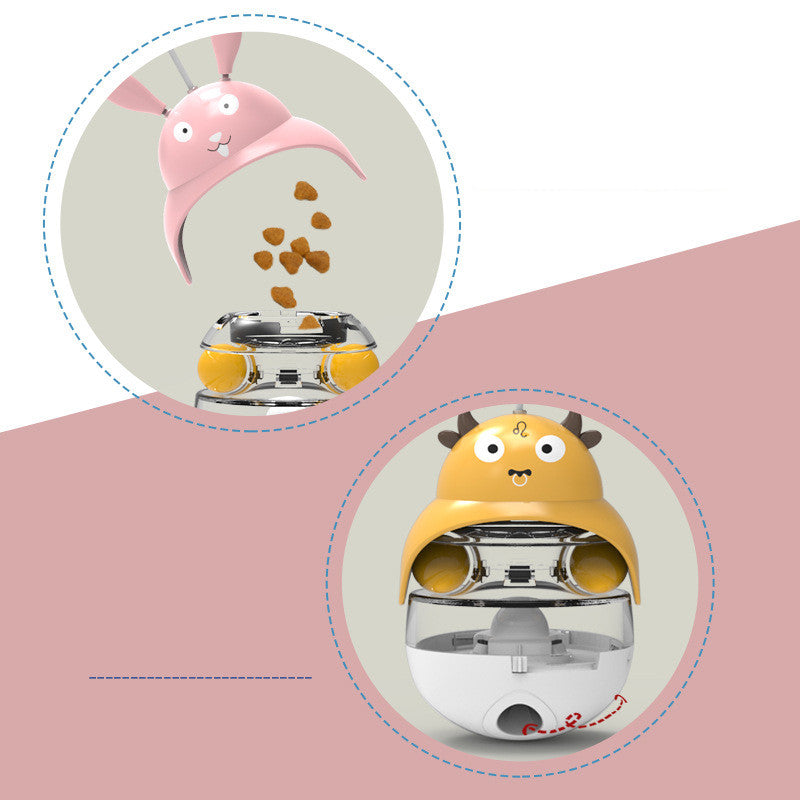 BALANCÍN INTERACTIVO "TUMBLER-FRIENDS" - DISPENSADOR COGNITIVO ANTIESTRÉS PARA GATOS