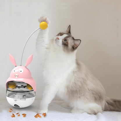 BALANCÍN INTERACTIVO "TUMBLER-FRIENDS" - DISPENSADOR COGNITIVO ANTIESTRÉS PARA GATOS