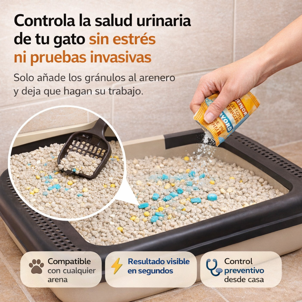 TEST DE SALUD PARA ARENERO PAW™