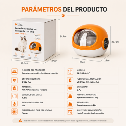 COMEDERO CON CHIP GUARDIAN PAW™