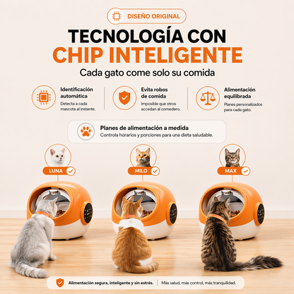 COMEDERO CON CHIP GUARDIAN PAW™