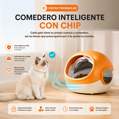 COMEDERO CON CHIP GUARDIAN PAW™