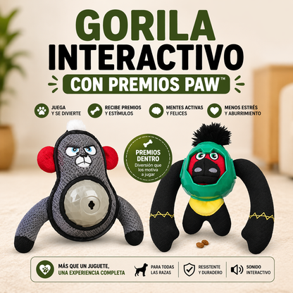 GORILA INTERACTIVO CON PREMIOS PAW™