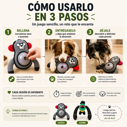 GORILA INTERACTIVO CON PREMIOS PAW™