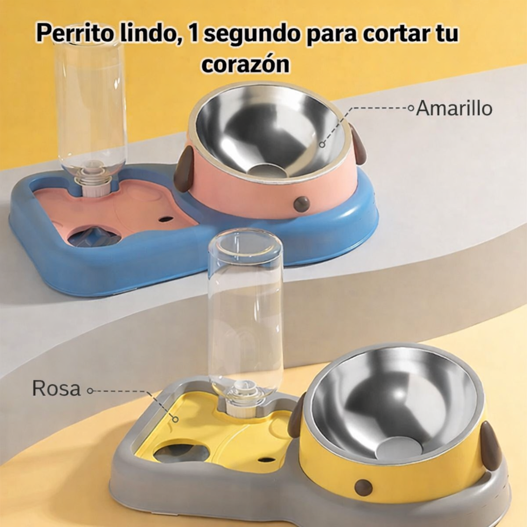 COMEDERO TRAGO & BOCADO PAW™