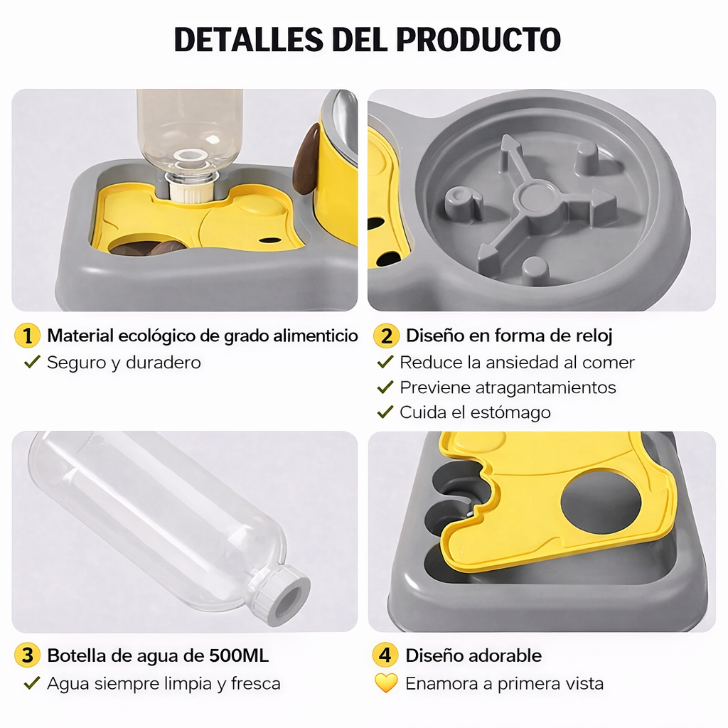 COMEDERO TRAGO & BOCADO PAW™