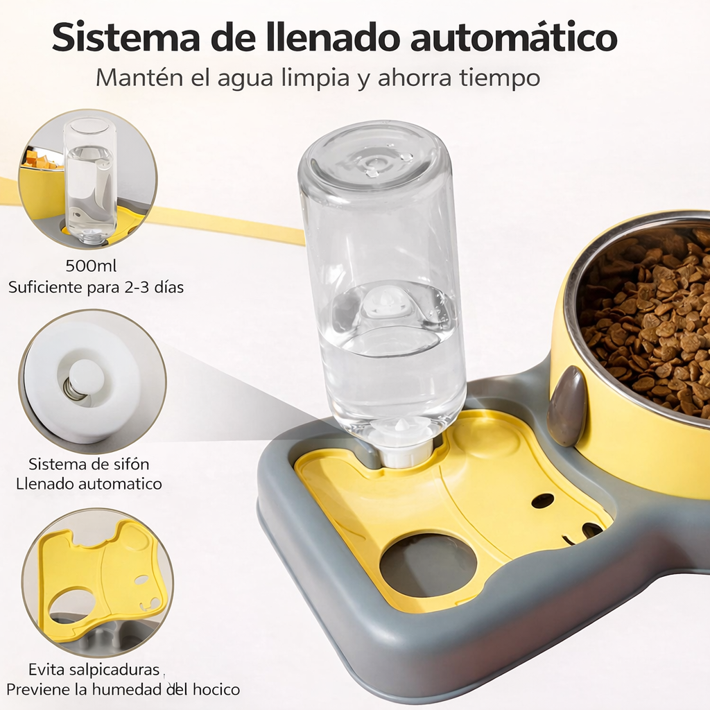 COMEDERO TRAGO & BOCADO PAW™