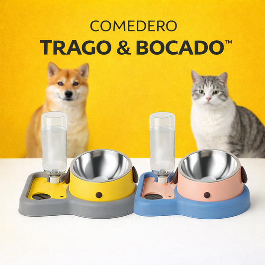 COMEDERO TRAGO & BOCADO PAW™