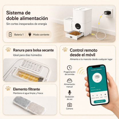 COMEDERO VISION 2 EN 1 PAW™