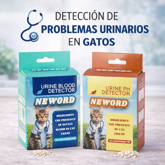 TEST DE SALUD PARA ARENERO - DETECTOR PREVENTIVO DE SANGRE Y PH