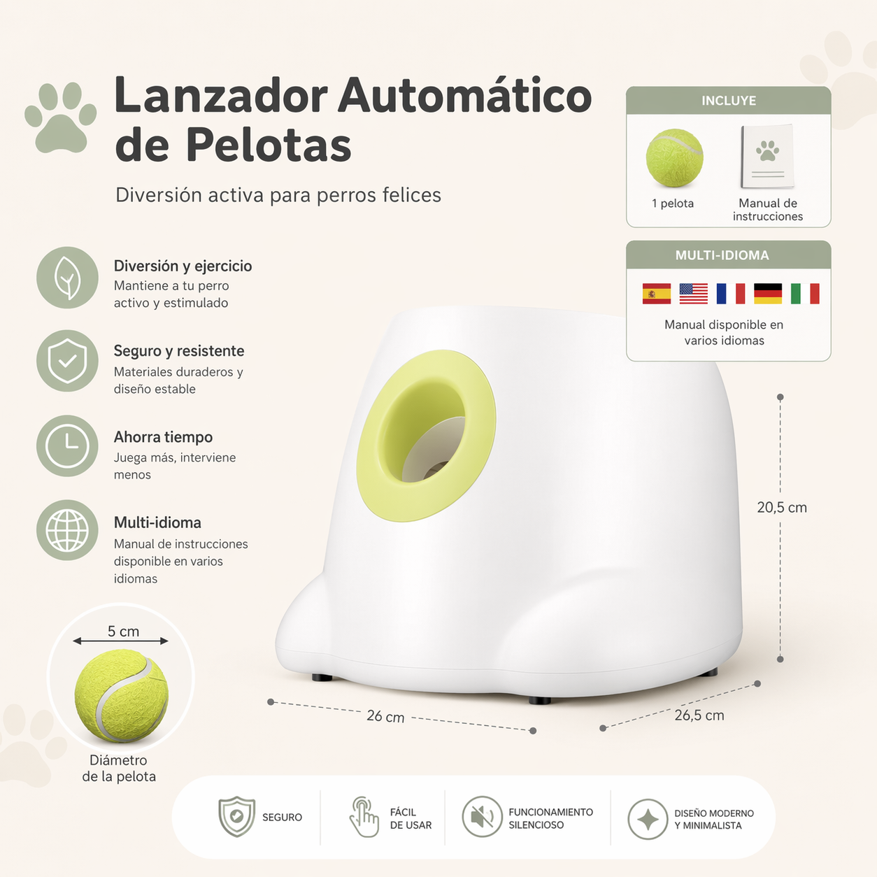 PAW™ Automatic Ball Launcher