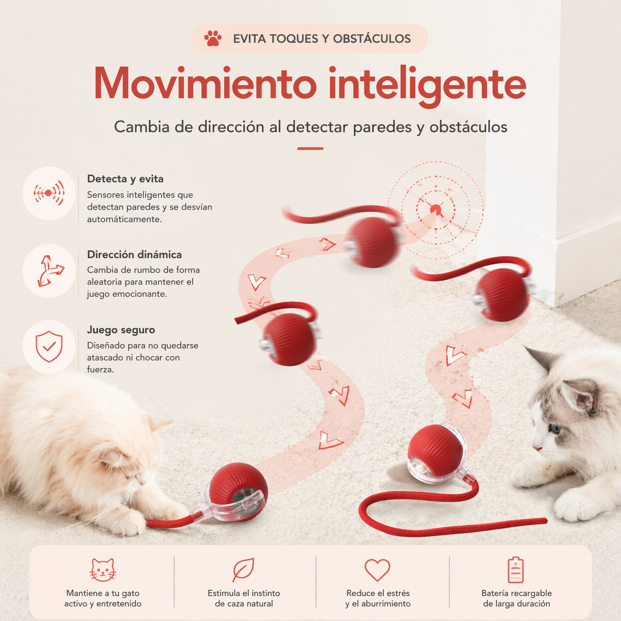 PELOTA INTELIGENTE CAZA PAW™