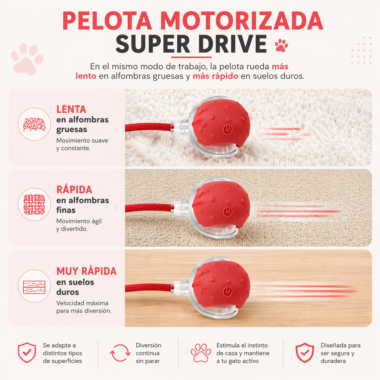 PELOTA INTELIGENTE CAZA PAW™