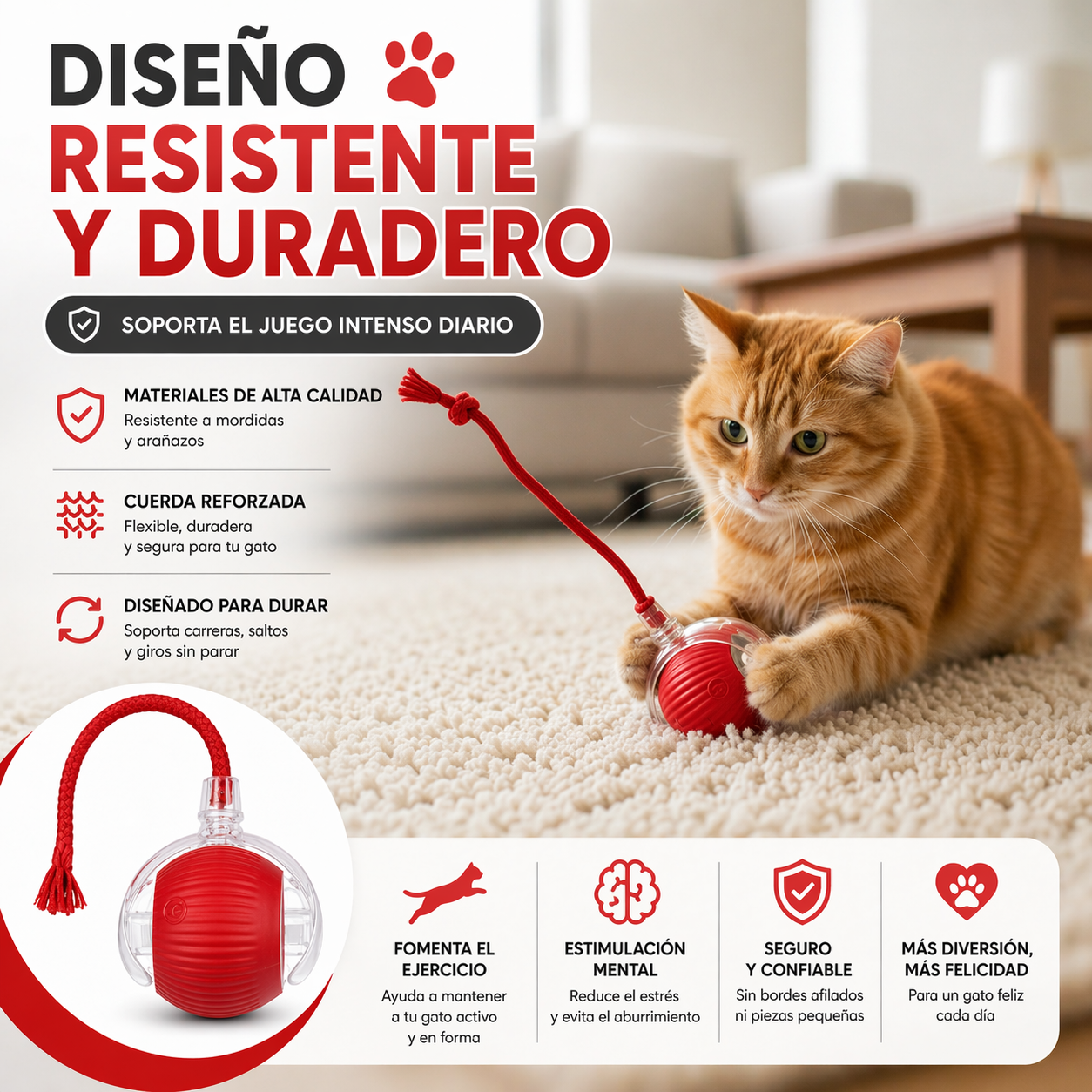 PELOTA INTELIGENTE CAZA PAW™