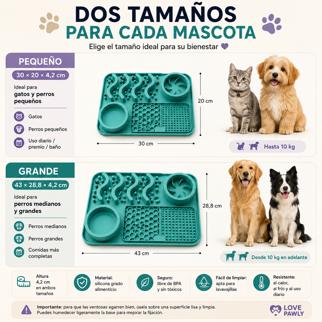 COMEDERO CALMA & COME PAW™ 5EN1