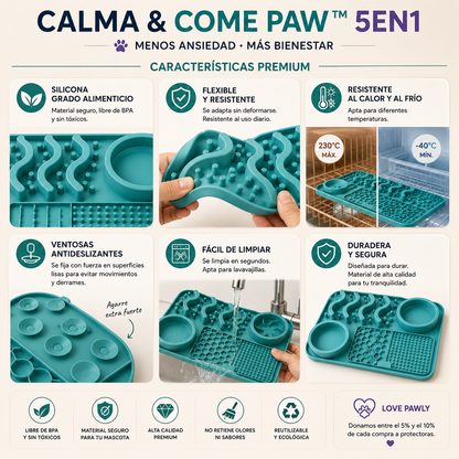 COMEDERO CALMA & COME PAW™ 5EN1
