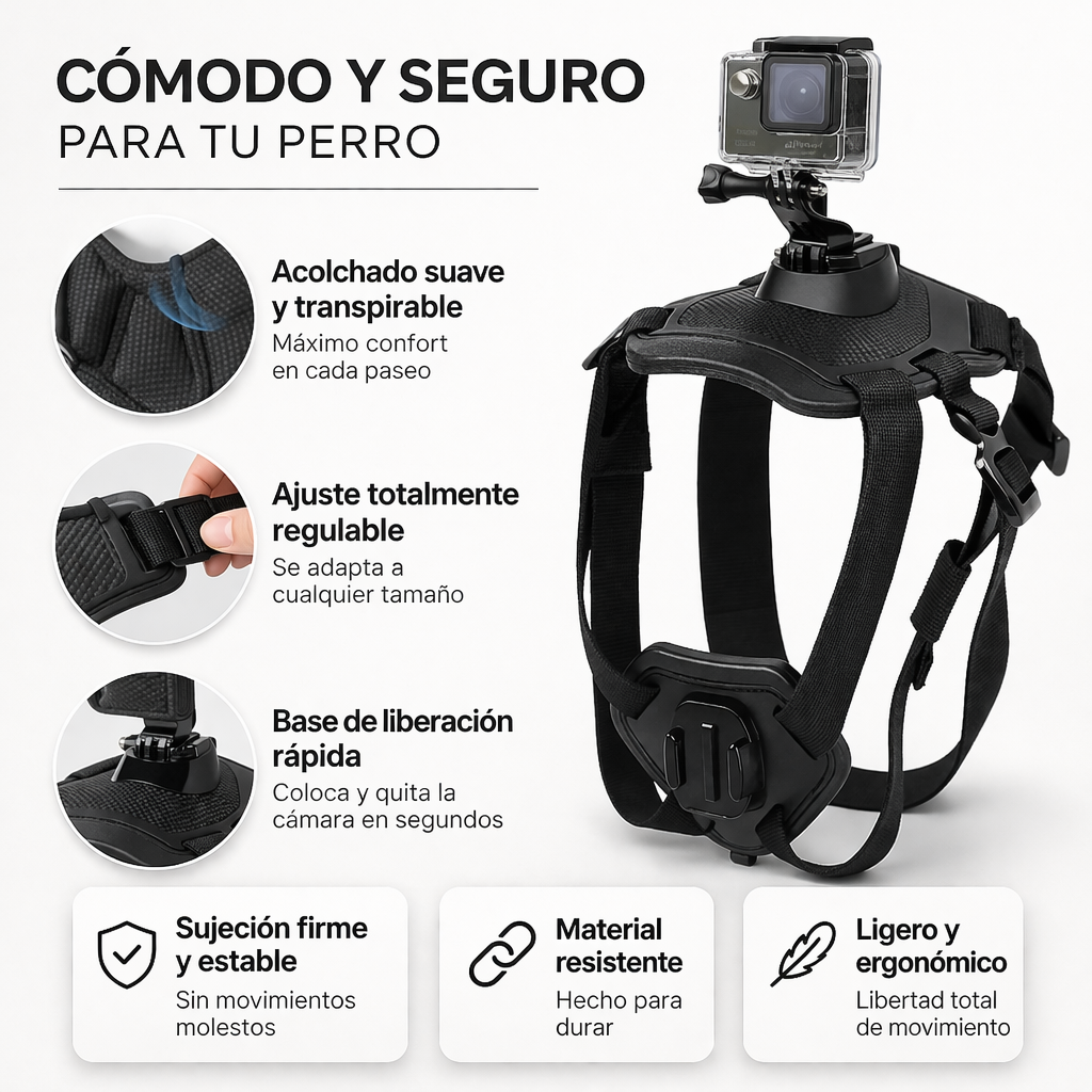 ARNÉS GOPRO PRO PAW™ POV