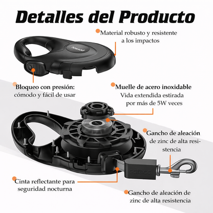 CORREA RETRÁCTIL CONTROL PRO 360™