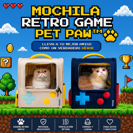 MOCHILA RETRO GAME PET PAW™