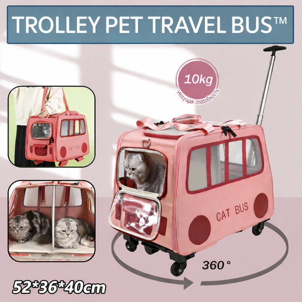 AUTOBÚS DE VIAJE PARA MASCOTAS EN CARRITO™