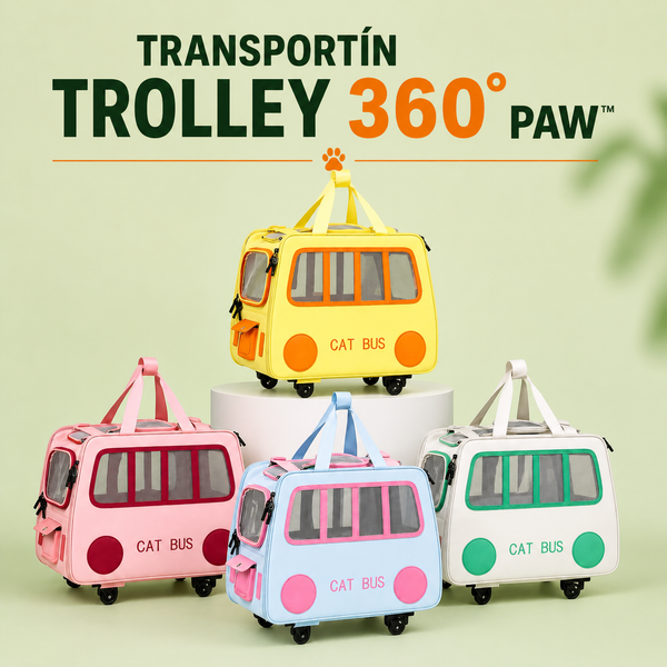 TRANSPORTÍN TROLLEY 360° PAW™