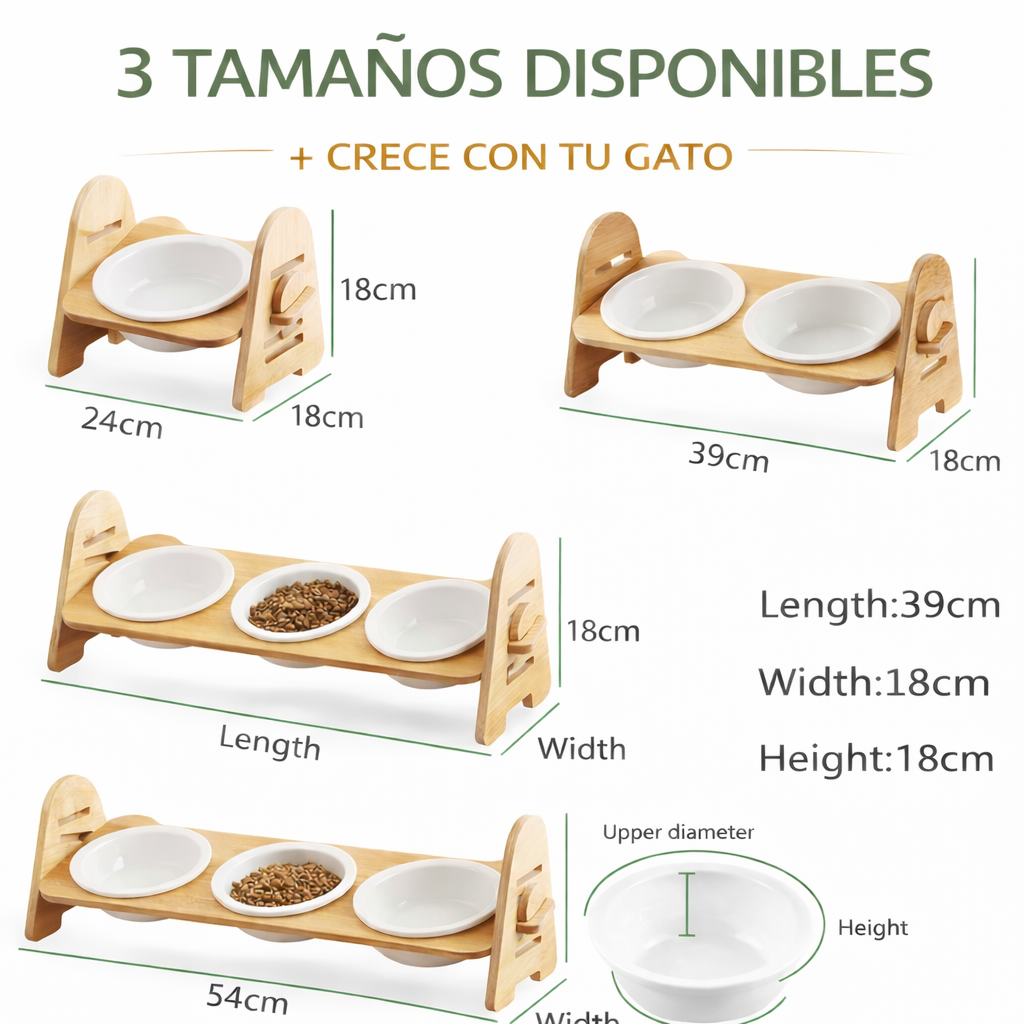 COMEDERO ELEVADO PAW™