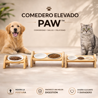 COMEDERO ELEVADO PAW™