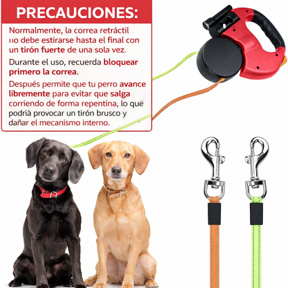 CORREA RETRÁCTIL DOBLE 360°