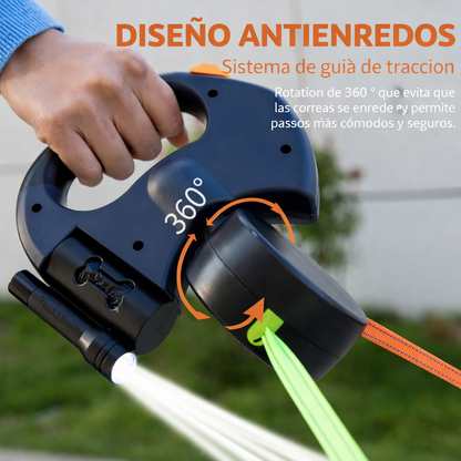 CORREA RETRÁCTIL DOBLE 360°