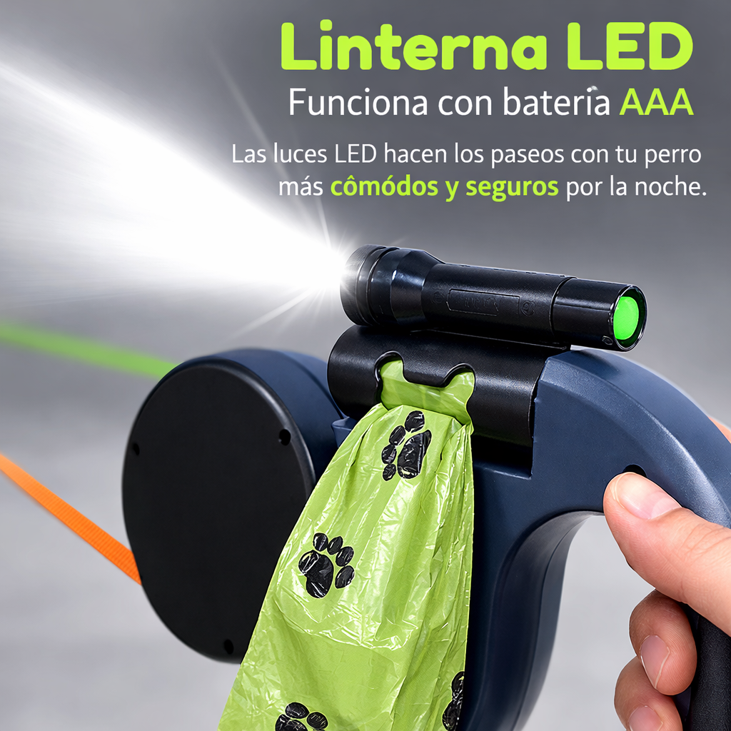 CORREA RETRÁCTIL DOBLE 360°