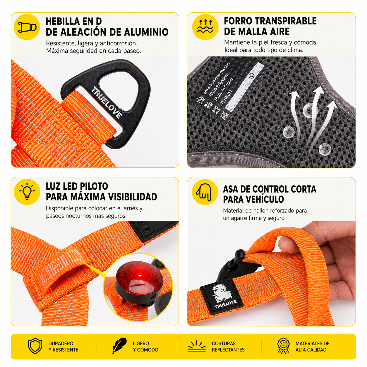ARNÉS ANTITIRONES CONTROL TOTAL PAW™