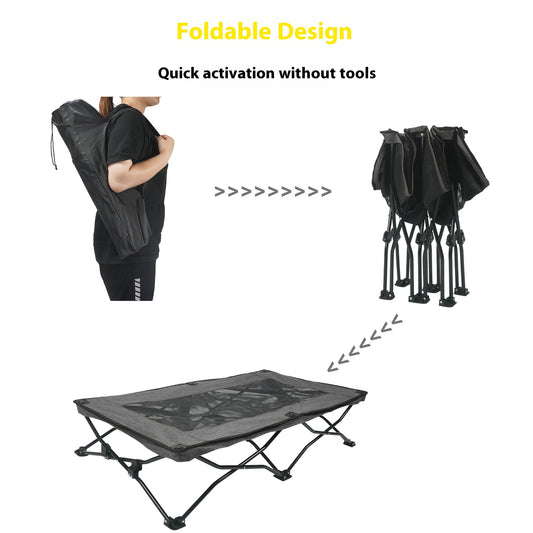 CAMA ELEVADA OUTDOOR-MESH - TUMBONA PLEGABLE TRANSPIRABLE