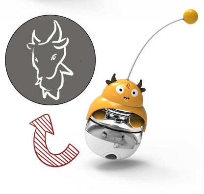 BALANCÍN INTERACTIVO "TUMBLER-FRIENDS" - DISPENSADOR COGNITIVO ANTIESTRÉS PARA GATOS